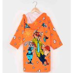 حوله پالتویی مخمل بچگانه لایکو مدل زوتوپیا