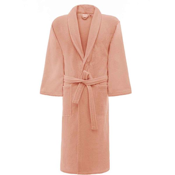 حوله پالتویی دو طرف لوپ لایکو مدل آجری روشن