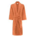 حوله پالتویی دو طرف لوپ لایکو مدل آجری تیره