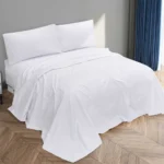 سرویس ملحفه روانداز یک نفره لایکو مدل سفید