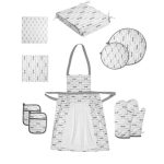 سرویس آشپزخانه 10 تکه لایکو مدل کاشیک - Image 3