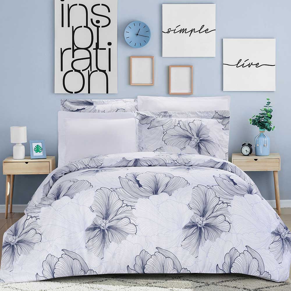 سرویس ملحفه کیسه ای لوییزا سفید لایکو