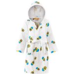 حوله پالتویی مخمل بچگانه لایکو مدل مینیون سفید - Image 3