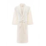 حوله پالتویی دو طرف لوپ لایکو مدل سفید