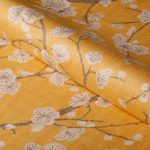 پارچه ملحفه ای عرض 240 لایکو مدل سونارا زرد