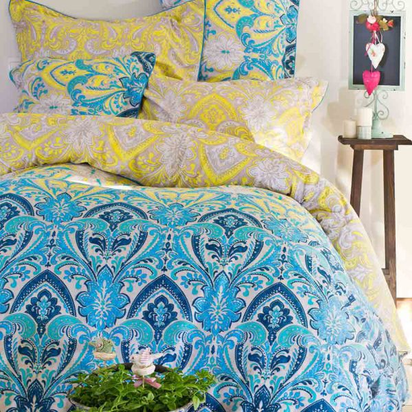 سرویس ملحفه کیسه ای ماهمون آبی لایکو