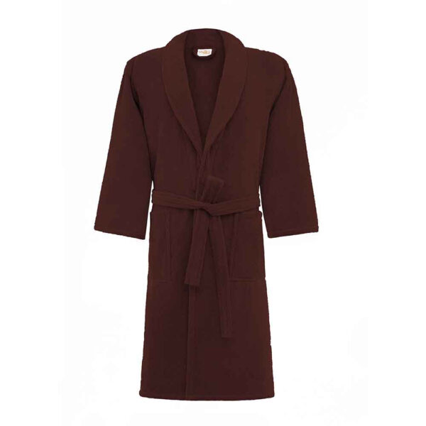 حوله پالتویی مخمل لوکس لایکو مدل قهوه ای