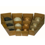 شمع مدل گرد خط دار بسته سه عددی