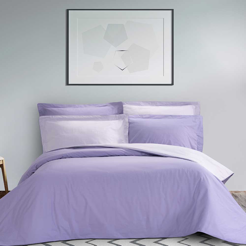 سرویس ملحفه کیسه ای یاسی بنفش لایکو