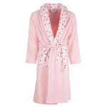 حوله پالتویی مخمل پارادایس صورتی