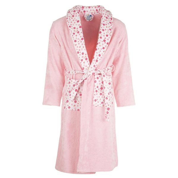 حوله پالتویی مخمل پارادایس صورتی