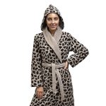 حوله پالتویی پودایران مدل پلنگی خاکی - Image 3