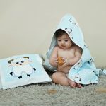 سرویس حوله نوزادی دورپیچ 6 تکه مدل ببعی