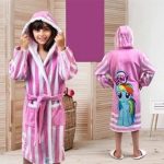 حوله پالتویی بچگانه پودایران مدل پانی صورتی