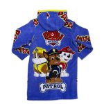 حوله پالتویی مخمل بچگانه پودایران مدل سگ های نگهبان آبی