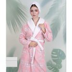 حوله پالتویی پودایران مدل ماکان صورتی