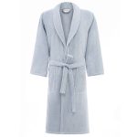 حوله پالتویی دو طرف لوپ لایکو مدل آبی روشن