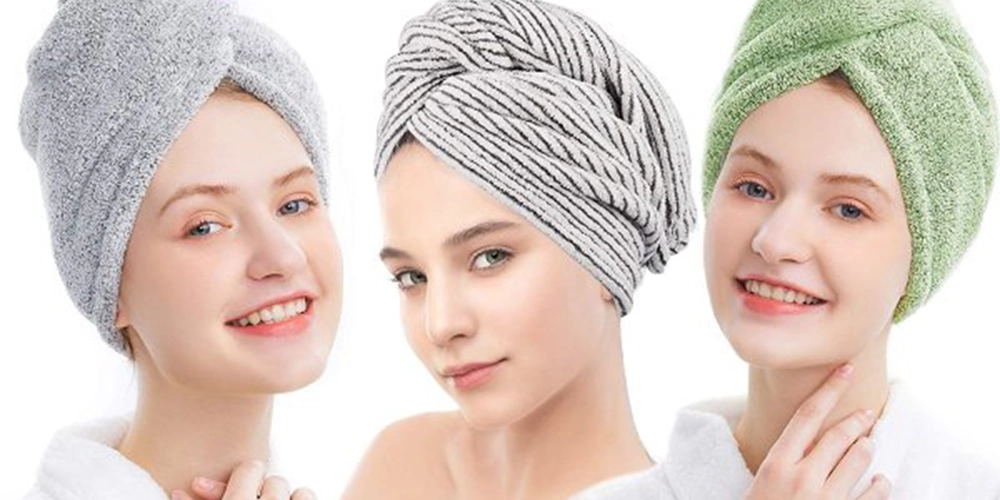 مزایای کلاه حمام حوله ای در سه رنگ و طرح