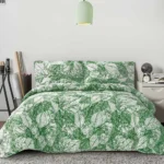 لحاف یک نفره لایکو مدل ریو سبز جنگلی