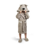 حوله پالتویی بچگانه پودایران مدل موش خاکی