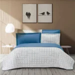 سرویس کاور لحاف دو نفره لایکو مدل دورا سرمه ای