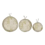 ست 3 تکه دمکنی آشپزخانه نمک مدل پولکی - Image 3