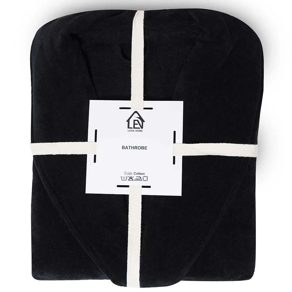 حوله پالتویی مخمل لواهوم مدل مشکی