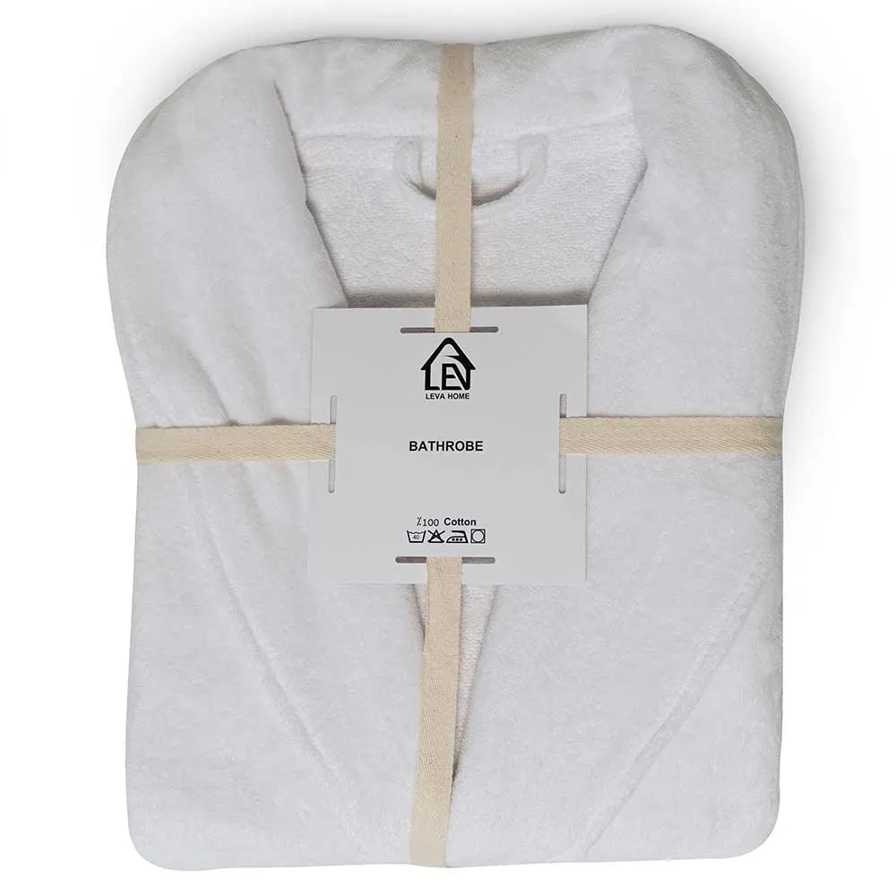 حوله پالتویی مخمل لواهوم مدل سفید