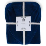 حوله پالتویی مخمل لواهوم مدل سرمه ای