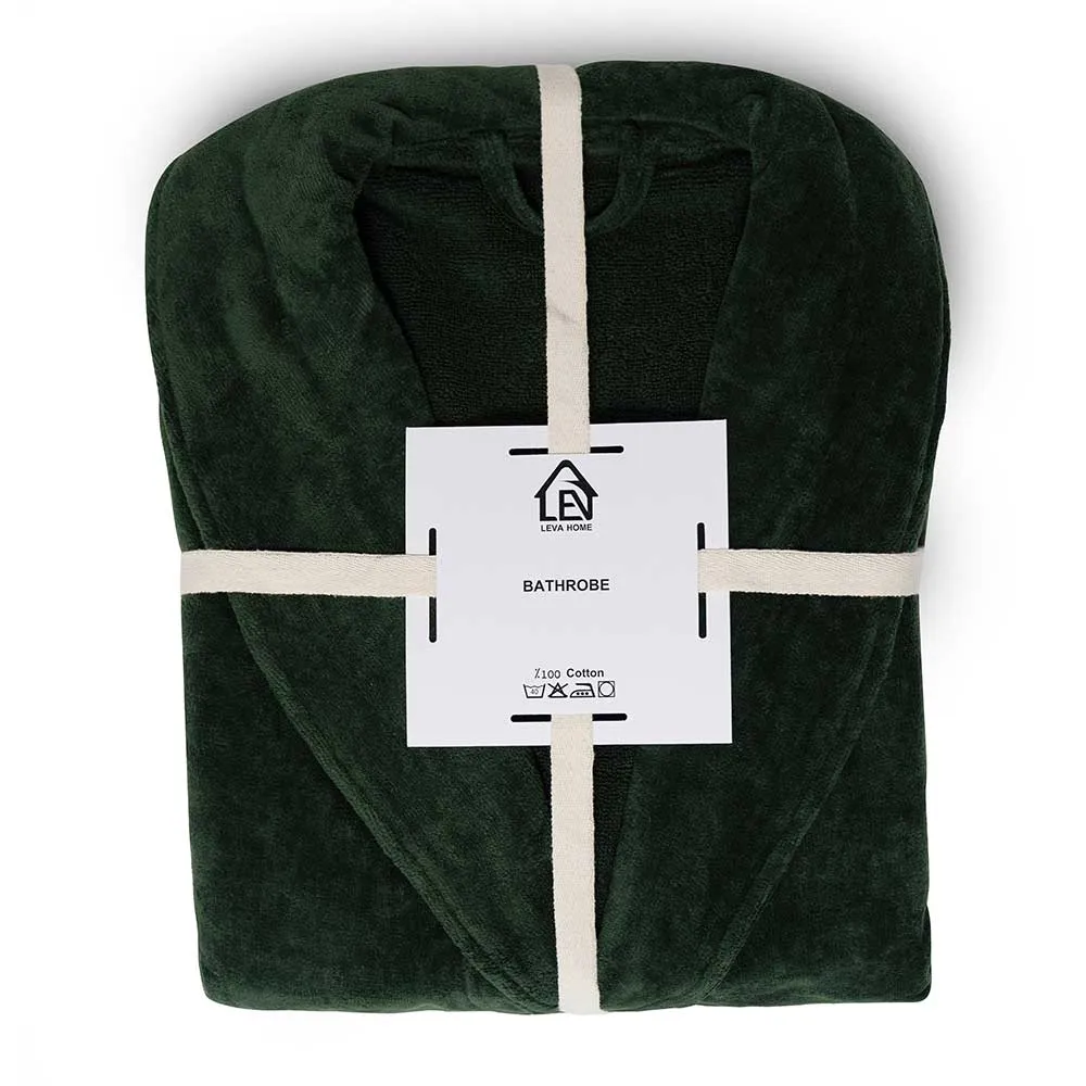 حوله پالتویی مخمل لواهوم مدل یشمی