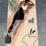 حوله ورزشی سایز 100*50