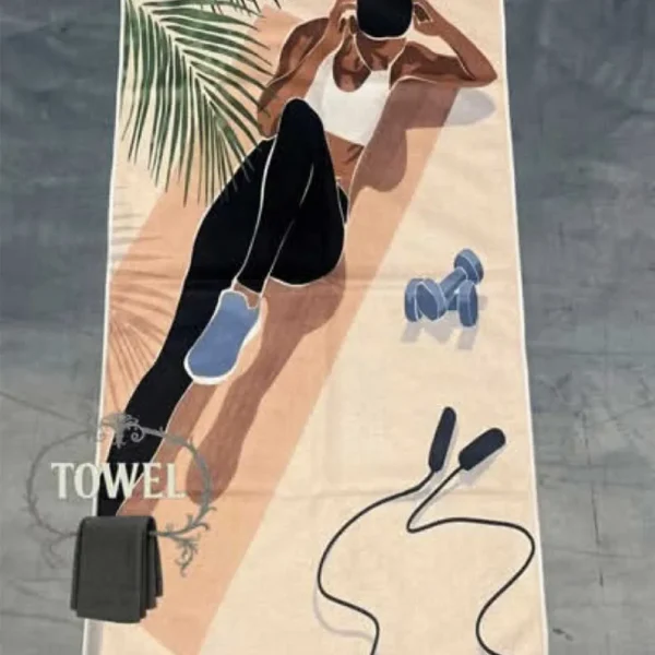 حوله ورزشی سایز 100*50