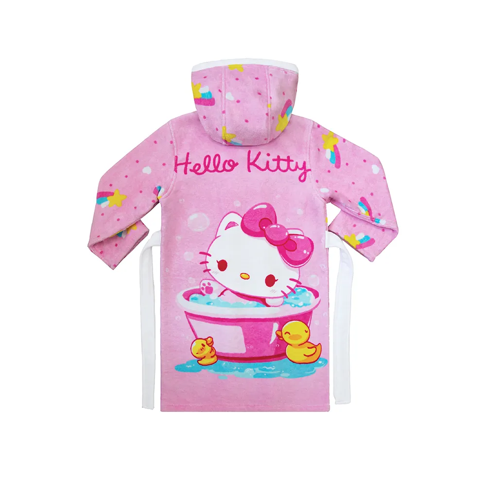 حوله پالتویی بچگانه پودایران مدل کیتی صورتی