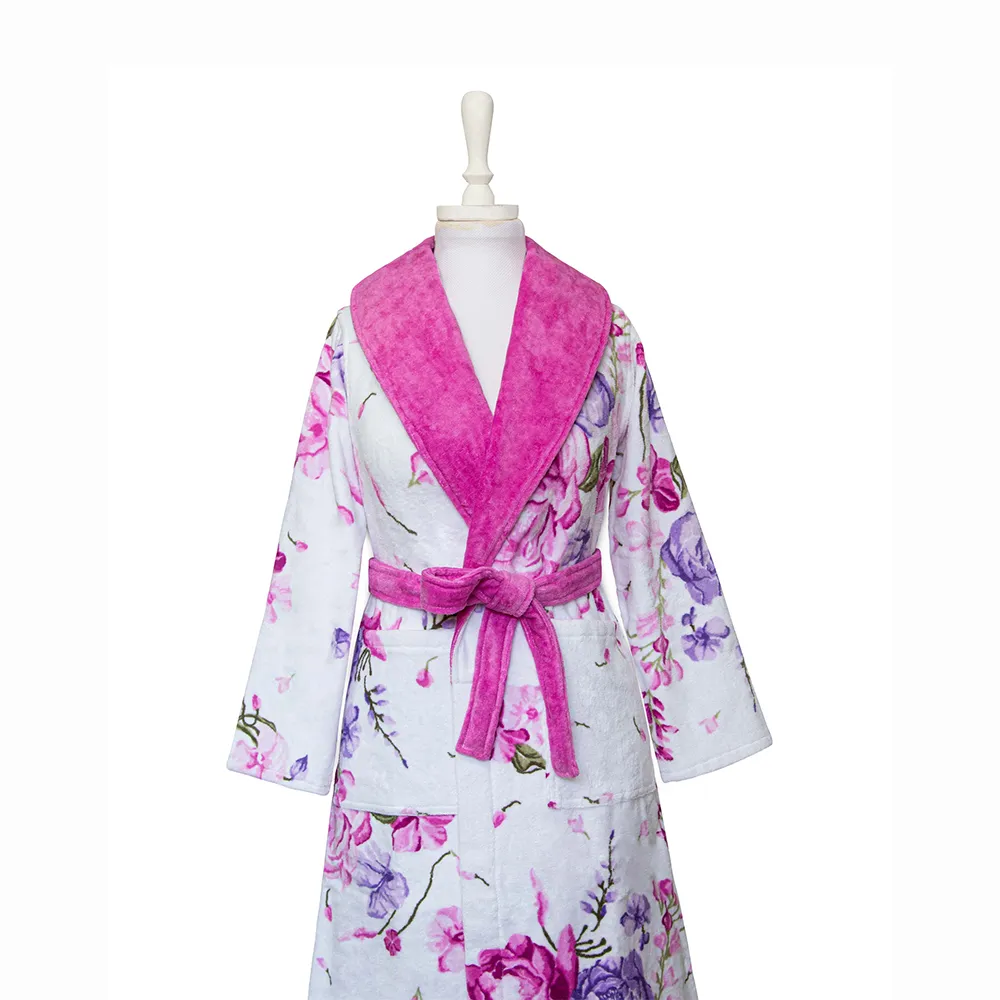 حوله پالتویی پودایران مدل دانژه بنفش