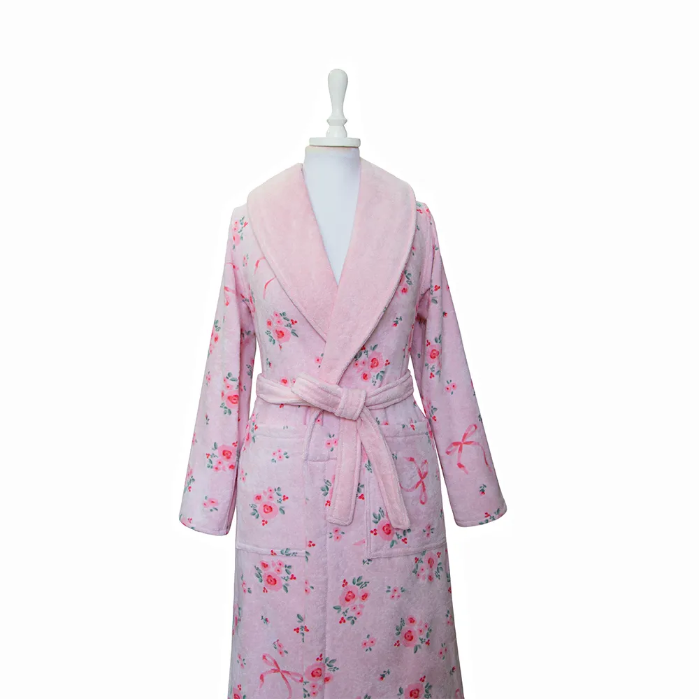 حوله پالتویی پودایران مدل لیلیوم صورتی