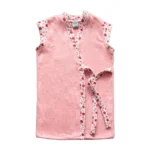 حوله آستین حلقه ای پودایران مدل پارادایس صورتی