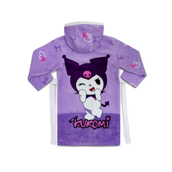 حوله پالتویی بچگانه پودایران مدل کرومی بنفش