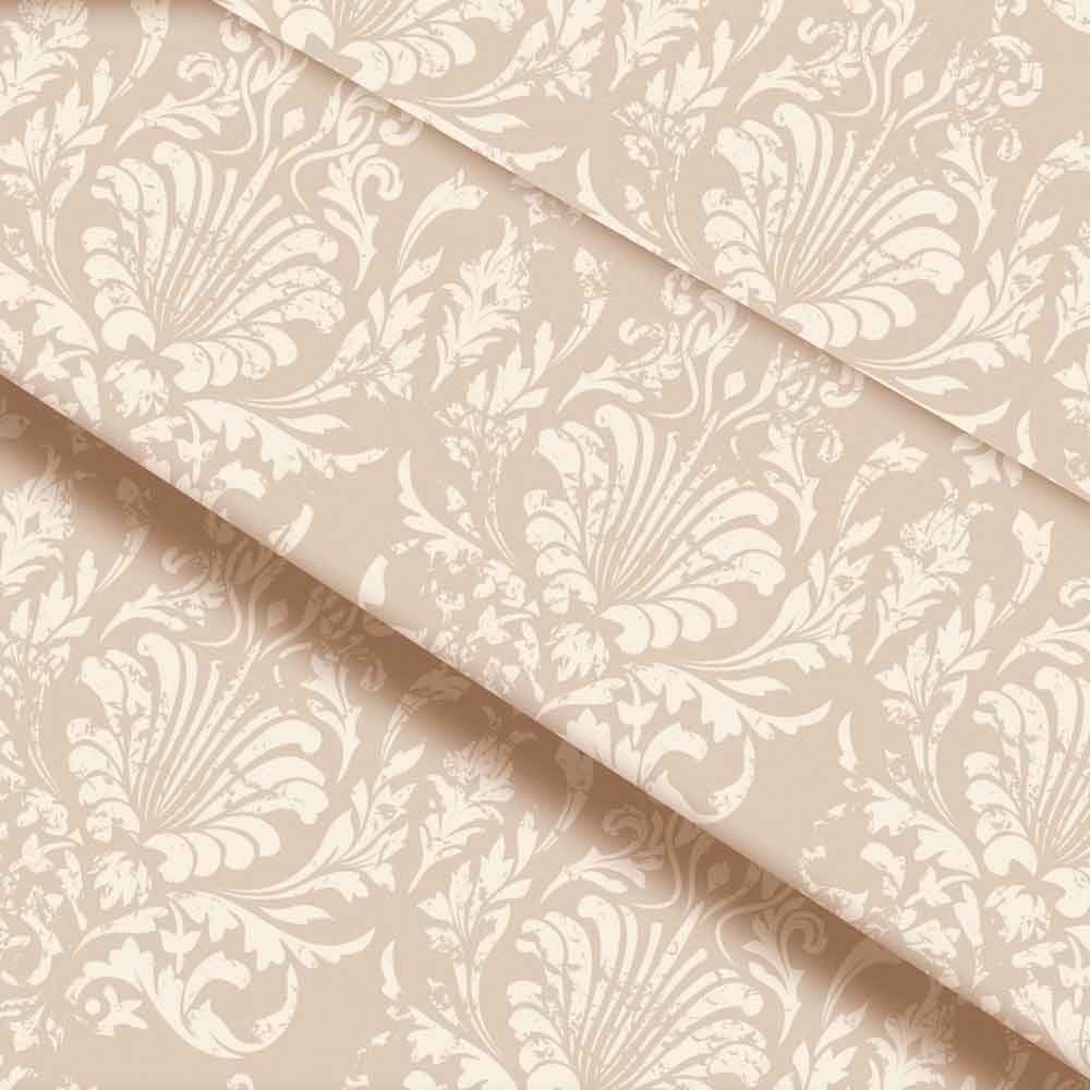 پارچه ساتن ملحفه ای عرض 240 لایکو مدل مارگو کرم