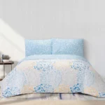 کاور لحاف با رویه بالش دو نفره آیدن آبی