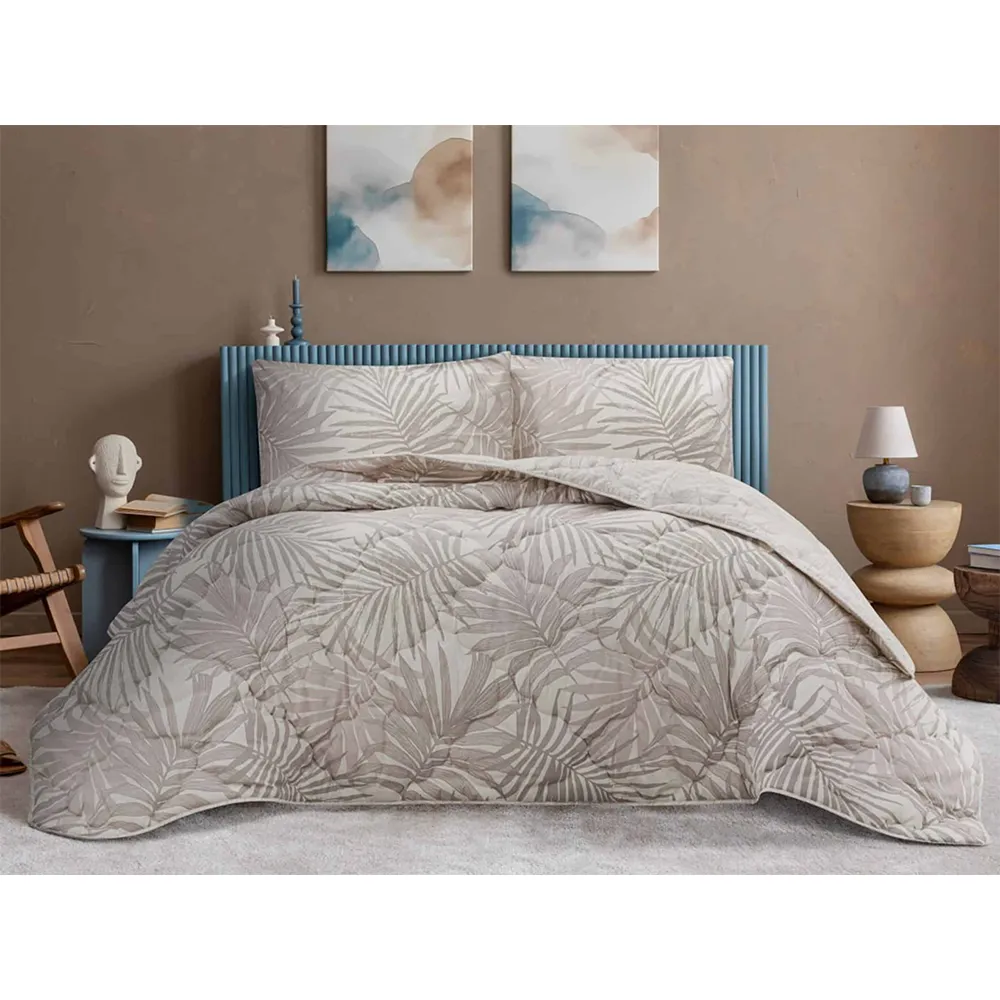 لحاف دونفره لایکو مدل فلورین گردویی